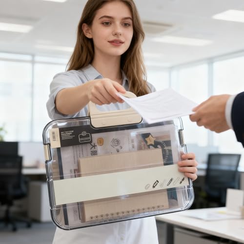 Bolsa de documentos impermeable A4 contra manchas y roturas de archivos 2