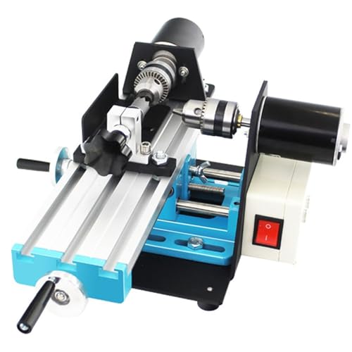Macchina per tornio in metallo con micro perline, 400 W, 7000 giri/min, trapano elettrico fai da te per perline di legno, fresatrice ad alta precisione con 7 velocità variabili