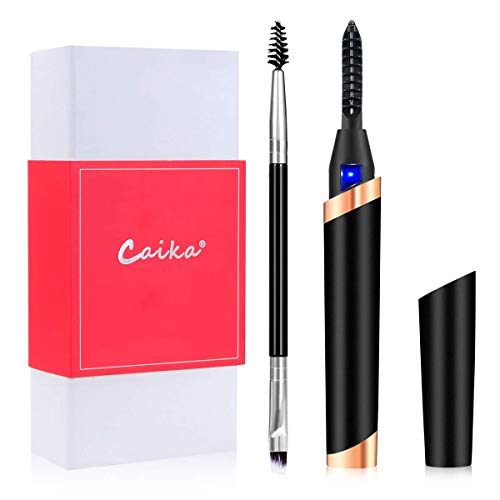 Heated Eyelash Curler, Electric Eyelash Curler, Portable Electric Makeup Eye Lashes Brush [New
