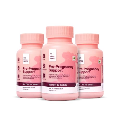 Image of Pre-Pregnancy Support | Preconception Multivitamin Tablets for Women | Folic Acid, Inositol, NAC & Zinc | Boost Egg Quality, Fertility & Prepare Body for Pregnancy | 90 Tablets, 90 Days
