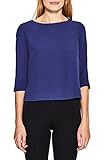  ESPRIT Damen 087EE1F008 Bluse, Blau (Navy 400), 38