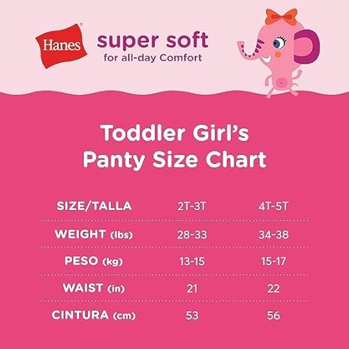 Hanes TP10HP Girls And Toddler Underwear thumb #3