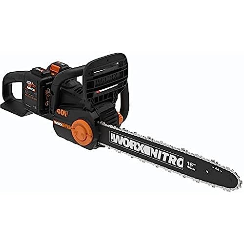 Worx 40V Nitro 16” Cordless Chainsaw With Brushless Motor & Power Share - (Tool Only) - Wg385.9 #TOP21