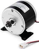 24V Brushed Electric Motor for E Scooter, 350W Replacement Motor Competible with Razor MX350 MX400 E300 E300S E325, Small Brushed Permanent Magnet Ebike Motor, 3000 RPM Restores Engine Power