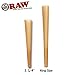 Raw Classic King Size Pre Rolled Cone 1400 Count - Includes a GB Sticker