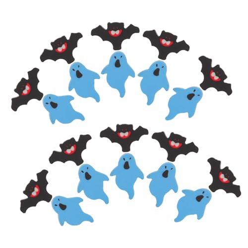 STOBOK 200個入りミニかわいいハロウィン蝙蝠 ゴースト消し 学校や家用の季節限定文具 秋の教室報酬やパーティーフェイバーに