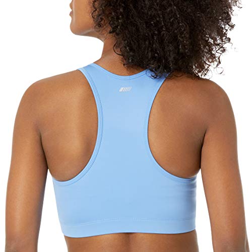 Amazon Essentials Women's Active Sculpt Medium Support Racerback Sports Bra, French Blue, Large #TOP1
