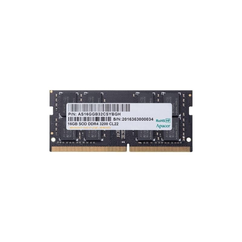 Memoria RAM Apacer ES.16G21.PSH 16GB/ DDR4/ 3200MHz/ 1.2V/ CL22/ SODIMM