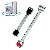 Appliance Dolly Cart with 360 Degree Moving Wheels Mini Fridge Stand Extendable Appliance Rollers Fu