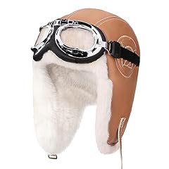 Khaki Hat+white Frame/Clear Lens