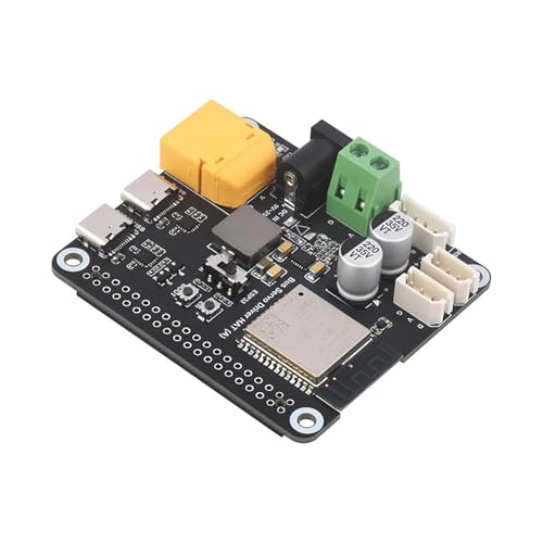 HAT de servos para Raspberry Pi con control ESP32 y comunicación dual cableada e inalámbrica 2