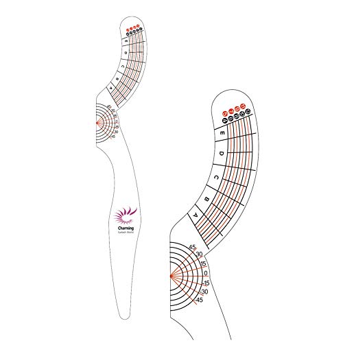 Eyelash Ruler Before & After Lash Measuring Tool for Lash Extension professional