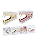 NUOBESTY 2pcs Creative Stapler Easy Use Office Binding and Home Lightweight Design Smooth Stapling Performance Random
