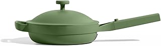 Our Place Mini Always Pan | 8.5" Ceramic Pan with Modular Lid & Beechwood Spatula | Patented 10-in-1 Nonstick, Non-Toxic Cookware Made Without PFAS | Induction & Oven-Safe up to 450°F | Sage
