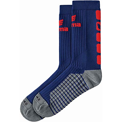 ERIMA Erwachsene Socken CLASSIC 5-C, new navy/rot, 47-50, 2181920