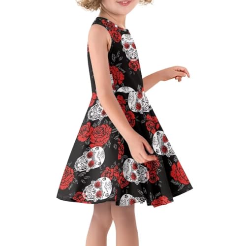 Beauty Collector Girls Dress Playwear Sleeveless Stretch A Line Twirly Knee Length Dress3