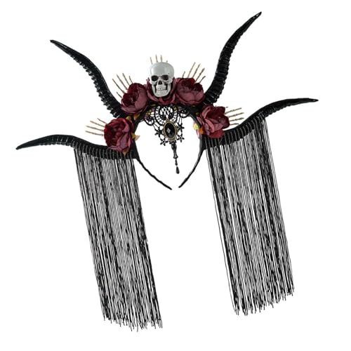 Serre-tête gothique corne antilope confortable pour adulte
