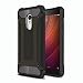 Redmi Note 4 Case, Ranyi [Hybrid Protection] [Metal Texture] [Shock-Proof] High Impact Premium Dual Layer Rugged Armor Defender Case Cover for Xiaomi Redmi Note 4 (5.5 inch), Black
