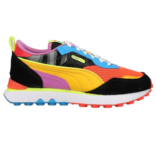 PUMA Kids Boys Rider Fv Lava Lace Up Sneakers Shoes Casual - Black