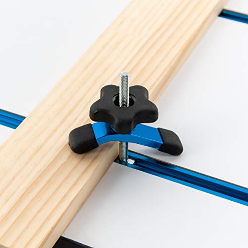 POWERTEC 71389P2 TTrack Mini HoldDown Clamp, 35/8" L x 3/4" Width