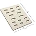 VICOOL Ceramic Radiant Flame Tamer Heat Plate Replacement for Bakers and Chefs, Grand Hall, Members Mark Gas Grills, hyJ750A (6-Pack)