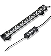 hygger 24/7 Mode Submersible Aquarium LED Light, Full Spectrum Hidden Fish Tank Light with 3 Rows...