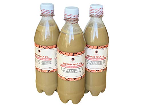 Refined Red Palm Cooking Oil 500ml - Pack of 3 Majestik