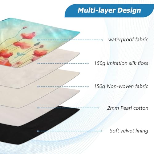 Funda para Laptop 13-14 Pulgadas con Diseño de Flores miniatura 4