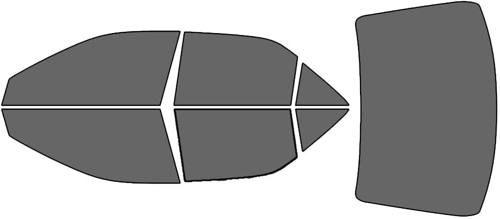 Rvinyl Window Tint Kit Compatible with Toyota Camry 2012-2014 - Black 35% - Single Ply No Bubble Film - Do it Yourself Vehicle Complete Precut Kit