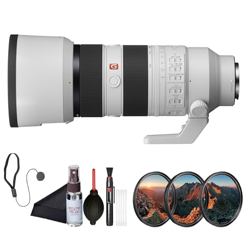 Sony FE 70200mm F2.8 GM OSS II Telephoto Zoom Lens (SEL70200GM2) Full-Frame E-Mount | G Master Optics | Filter Kit Cap Keeper Cleaning Kit
