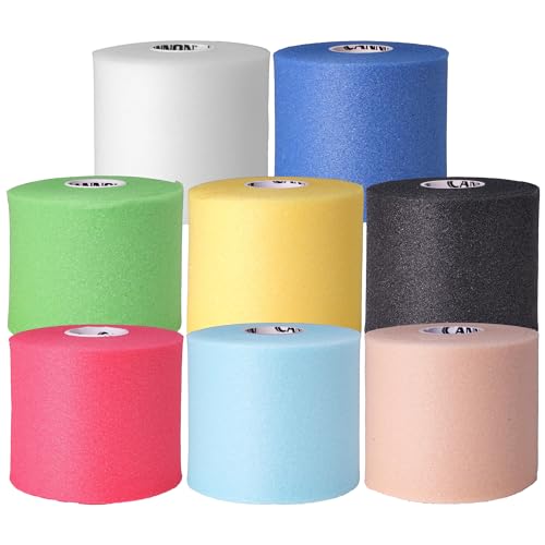 Cannon Sports Assortiment de 8 paquets pré-emballés sous-bandage strapping