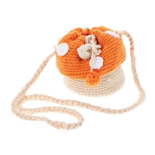 Bolso bandolera para niños hecho a mano con detalles de flores