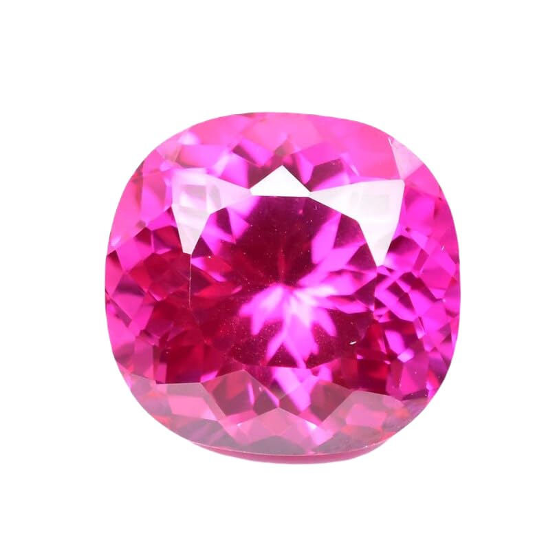Saphir rose naturel de 15x14mm pour la haute joaillerie sur mesure