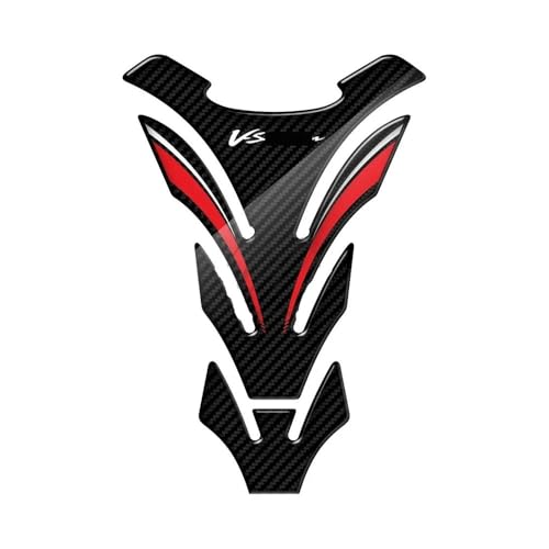 Protection de réservoir moto résine aspect carbone pour road trip et balades V-Strom