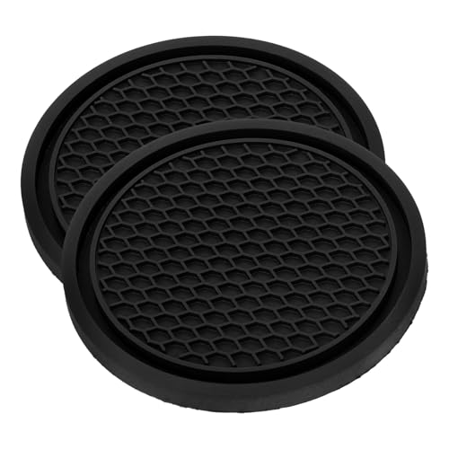 VINTORKY 2pcs Car Cup Coasters Anti-Slip Mat for Car Holders Silicone Coasters for Accessories Interior