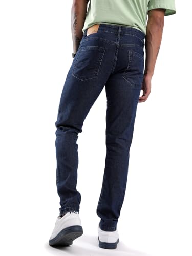 Image of WROGN Men's Cotton Stretch Jeans | Mid Rise | Slim Fit