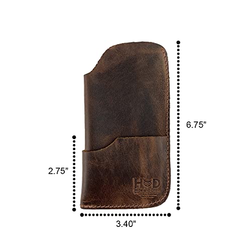 Image of Hide & Drink, Rustic Sunglasses Case & Wallet Handmade from Full Grain Leather