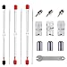 Homeet 7pcs Aerógrafo Aguja de Repuesto Boquilla de Repuesto Aerógrafo para Airbrush Spray Gun Kit Materiales para pintar con aerógrafo y Llave Especial