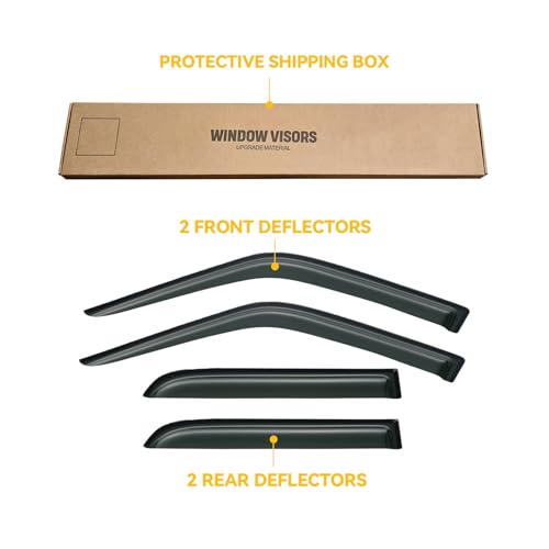 Image of Rain Guards Window Visor for 1990-1995 Toyota 4runner Out-Channel