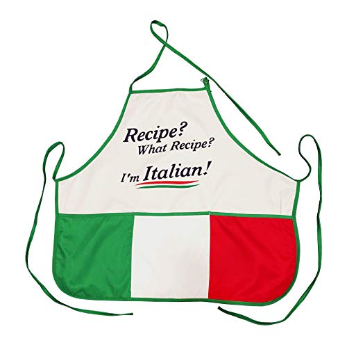 Recipe What Recipe Im Italian Apron - Italian Themed Cool and Cute Bib Aprons for Men and Women