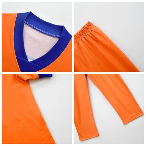 Image of Boys Kids Gokuu Pants Set with Belt Aniime Dragon Balll Outfits 3 Pieces