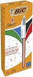 boligrafo bic oro Cada bolígrafo tiene tinta azul, negro, rojo y verde