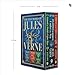 Greatest Works of Jules Verne: 20,000 Leagues Under the Sea, Journey to the Centre of the Earth, Around the World in Eighty Days (Deluxe Hardbound Edition | Boxed Set)