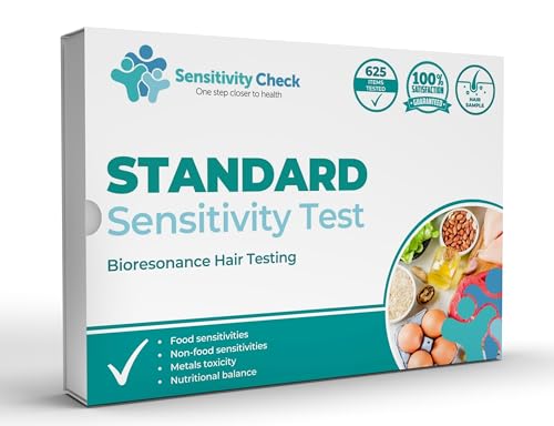 SC Food Intolerance Test Kit with Live Support -At Home Screen for 600 Different Food intolerances - Hair strand food intolerance Test Kit for Adults - Quick and Easy Allergy Test at Home Self-Test