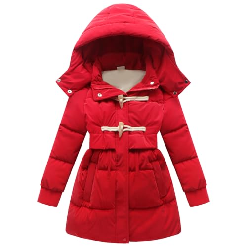 Little Girl Coat Size 5-6 Waterproof Clothes Cute Outwear Winter Puffer Jacket