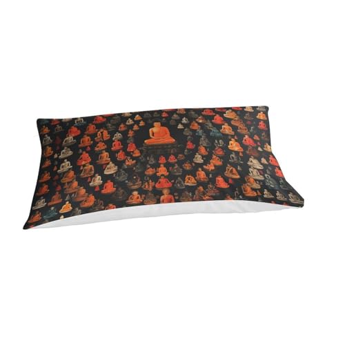 Parure de couette bouddhiste imprimé 3D 135x200 cm lit simple enfant - 3