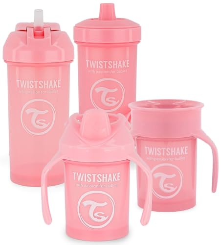 Twistshake Baby Trinkbecher-Set – 4-teilig | 1 x 360-Becher – 1 x Mini-Becher – 1 x Strohhalmbecher – 1 x Kinderbecher | Baby-Trinkbecher… – Ansicht 1