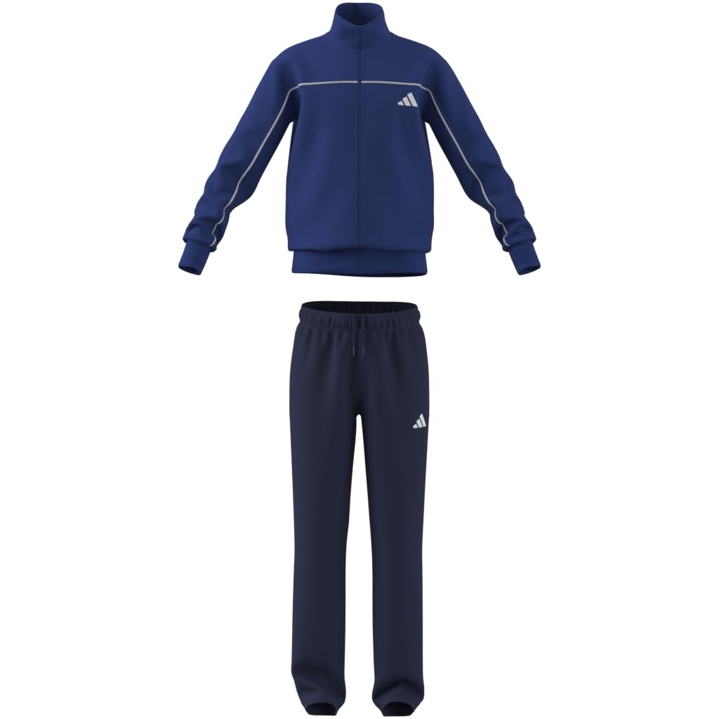 adidas Uniseks - dzieci Junior Tricot Colourpop Track Suit, team royal blue/white, 11-12 Years