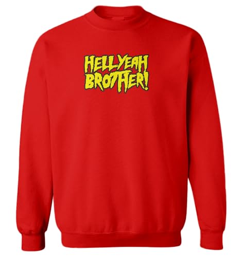 Haase Unlimited Hell Yeah Brother! Wrestling Legend Icon Toddler Fleece Crewneck Sweater
