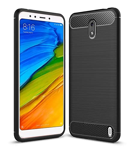 Image of Amazon Brand - Solimo Soft & Flexible Hybrid Back Phone Case for Nokia 2 (Black)